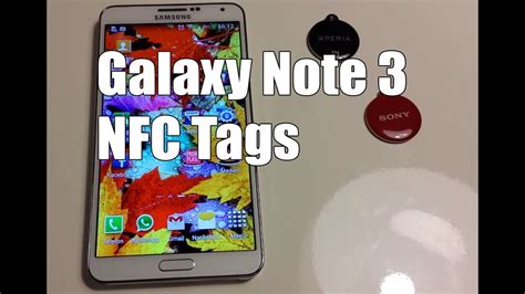 Samsung Galaxy Note 3 NFC Tags Tutorial (english) 